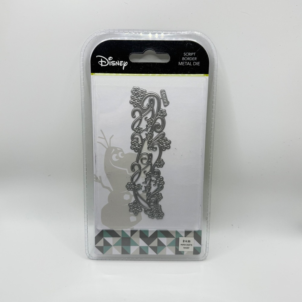 Disney Frozen Let It Go Script Border Metal Die Snowflake Paper Craft 1544287